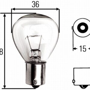 Halogen-Bulb - U - Standard - 12V - 45W - Quantity: 1