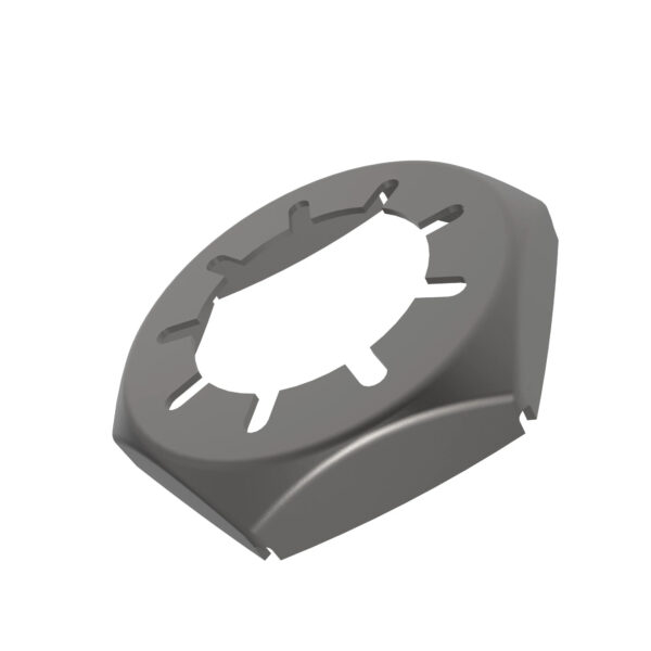Hexagonal Stamped Self-Locking Nut, 19.05 mm (3/4")