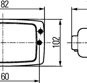 Halogen-Headlight - Modul 6213 - 24/12V