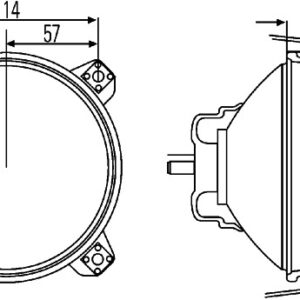 Halogen-Headlight - 12V