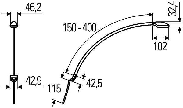 Reading Light - LED - 12/24V