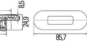 Door Entry Light - LED - 12/24V