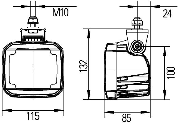 LED-Worklight - Ultra Beam - 12/24V