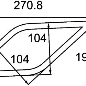 Direction Indicator - Shapeline Style - LED - 12/24V