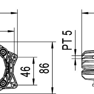 Symmetric/LED-Spotlight - Modul 60 - 12V