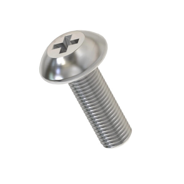 Button Head Screw, 6.350 X 20.574 mm (1/4" X 0.810")