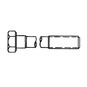 Shoulder Screw, 1/2" X 5"