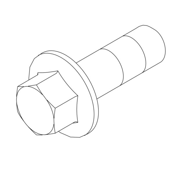 Hexagonal Head Flanged Screw, M10 X 30
