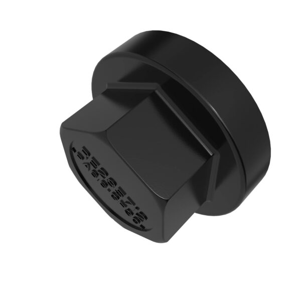 Plastic Covered Nut, M8