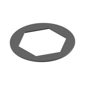 Hexagonal ID Washer