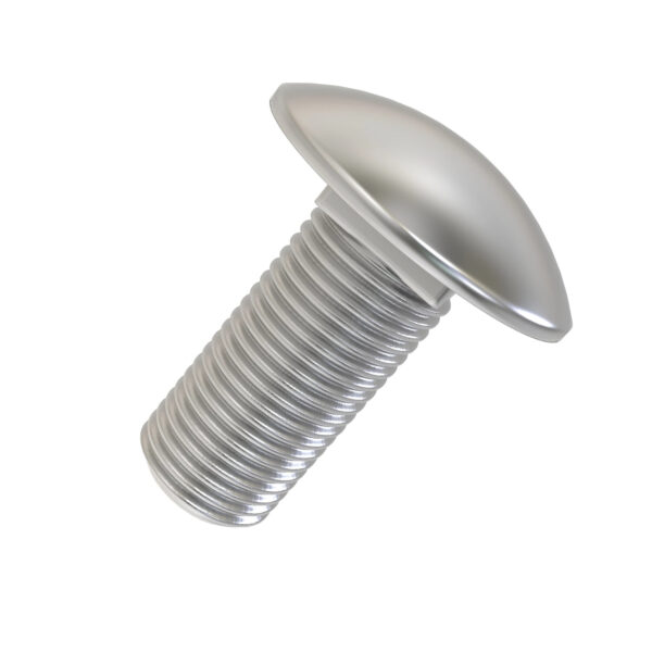 Round Head Square Neck Bolt, M16 X 40